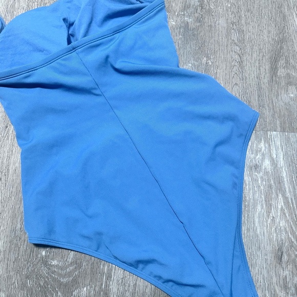 Shade & Shore Blue One Piece Swimsuit NWT - Picture 7 of 10